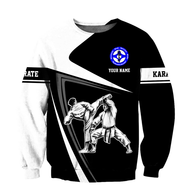 Customize Name Karate 3D Hoodie For Men And Women MH16042102