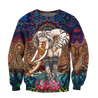 Mandala 3D All Over Printed Unisex Shirts Mandala Elephant