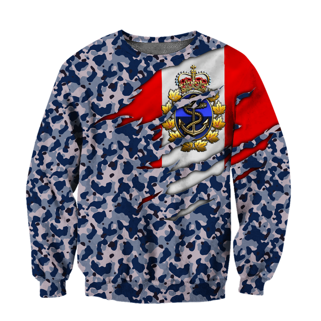 Canadian Navy Veteran 3D All Over Printed Shirts PD10032103