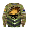 Premium Personalized Australian Army 3D Printed Unisex Shirts TN