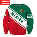 Personalized Name Mexico 3D All Over Printed Unisex Shirts