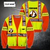 Customize Name Heavy Equipment Operator 3D All Over Printed Unisex Shirts