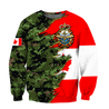 Canadian Armed Forces Veteran 3D All Over Printed Shirts MH13032103