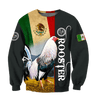 Rooster Mexico 3D All Over Printed Hoodie DD22052101VH