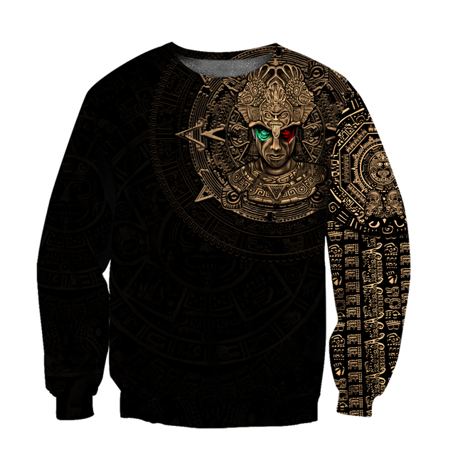 Aztec Mexican Hoodie 3D All Over Printed Unisex Shirts