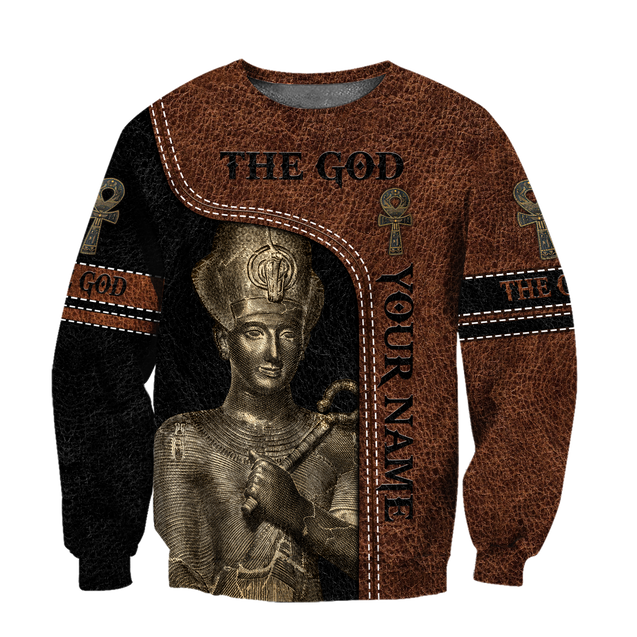 Custom name Pharaoh The God Ancient Egypt 3D design print shirt