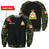 Personalized Name XT Canadian Army Pullover 3D All Over Printed Shirts PD15032103