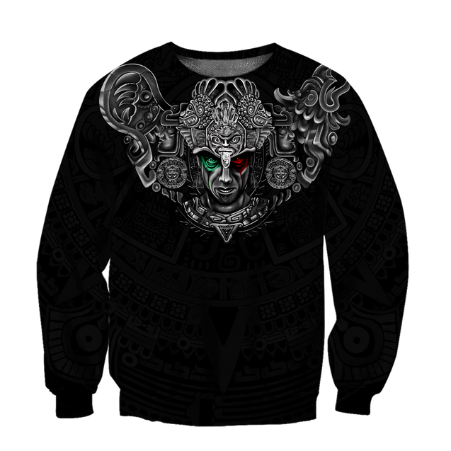 Aztec Warrior 3D All Over Printed Hoodie