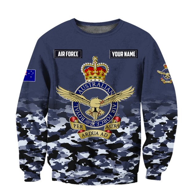 Premium Personalized Royal Australian Air Force 3D All Over Printed Unisex Shirts TN