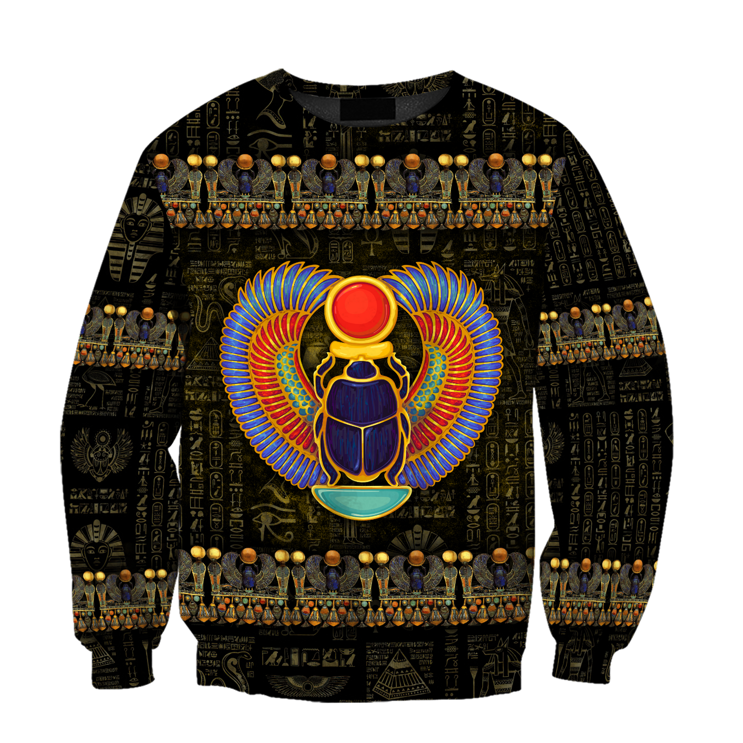 Egyptian Gods Ancient Khepri heart unisex 3d all over printed shirts