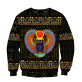 Egyptian Gods Ancient Khepri heart unisex 3d all over printed shirts