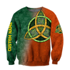 Irish St.Patrick celtic 3d hoodie shirt for men and women custom name