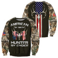American By Birth Hunter By Choice 3D All Over Printed Unisex Shirts