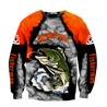 Fisherman Big Game Fishing Orange 3d print shirts