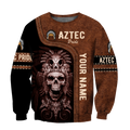 Personalized Name Aztec Pride 3D All Over Printed Hoodie DQB19042101