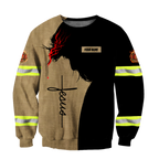 Customize Name Firefighter 3D All Printed Hoodie For Men And Women MH08012001