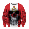 Canadian Army Skull Pullover 3D All Over Printed Shirts SN13032104