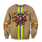 Customize Name Firefighter Hoodie Shirts For Men And Women