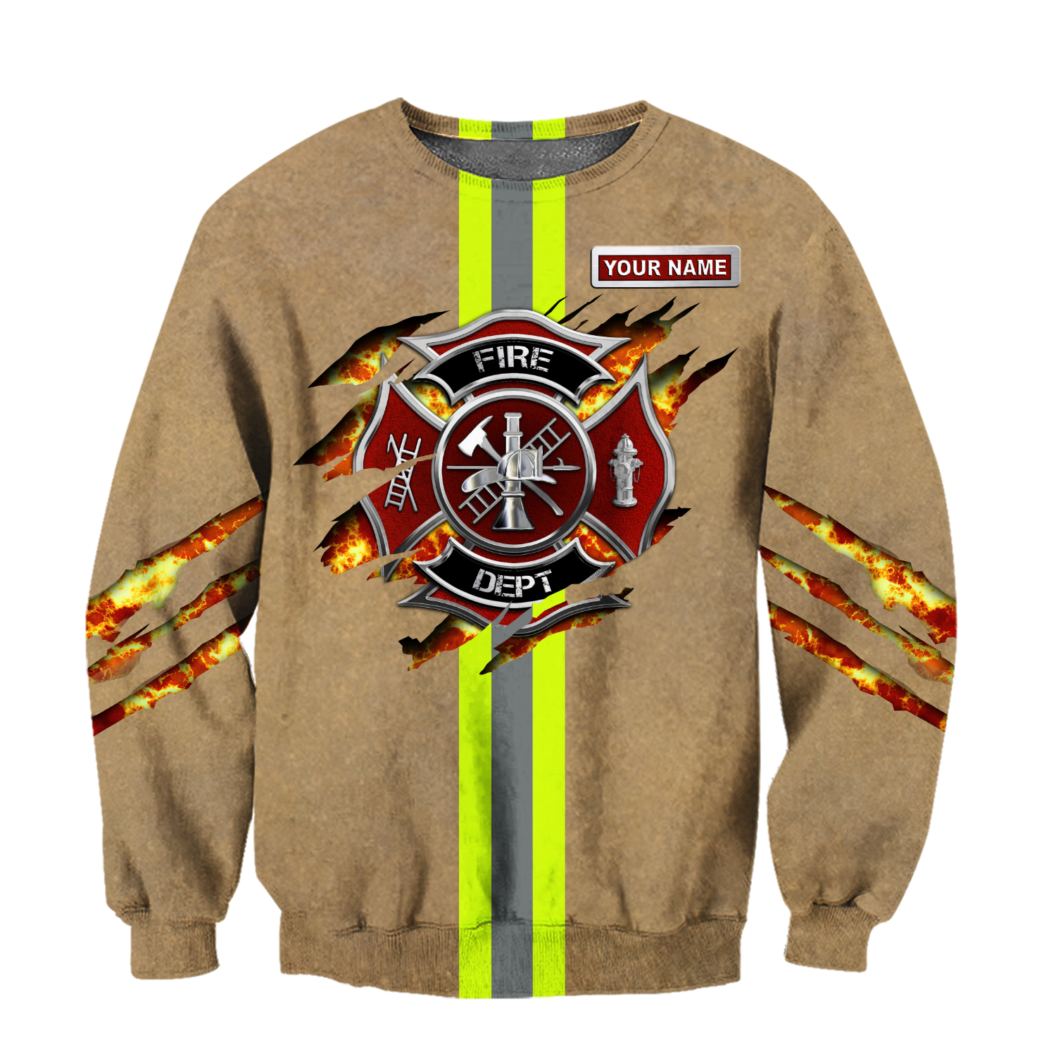Customize Name Firefighter Hoodie Shirts For Men And Women