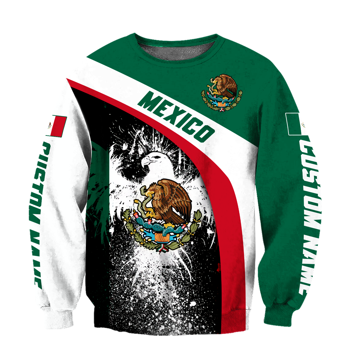 Mexico Hoodie Persionalized 3D All Over Printed Shirts