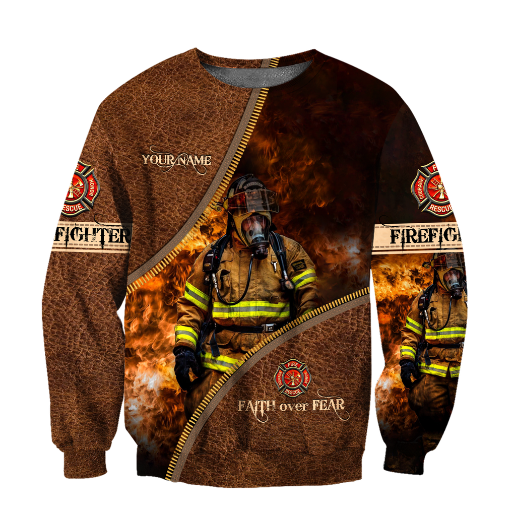 Customize Name Firefighter Hoodie For Men And Women MH06022102