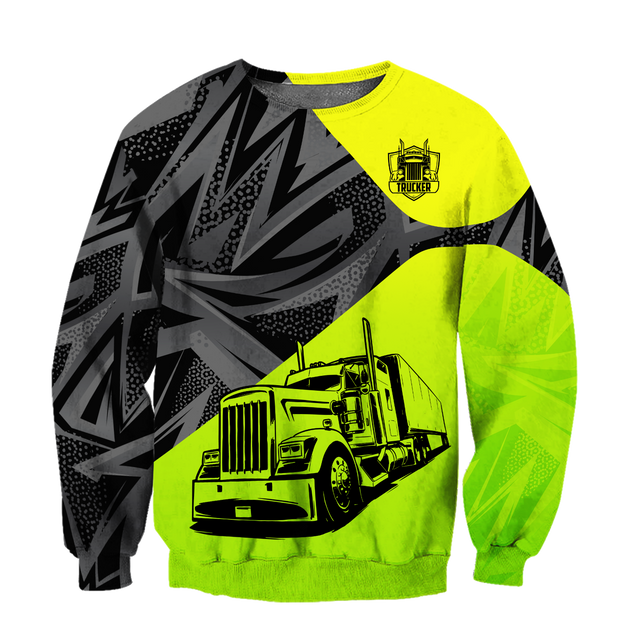 Premium Neon 3D Printed Trucker Shirts MEI