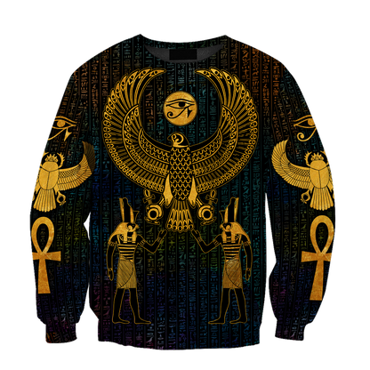 Hieroglyphics Ancient Egypt 3D All Over Printed Shirts