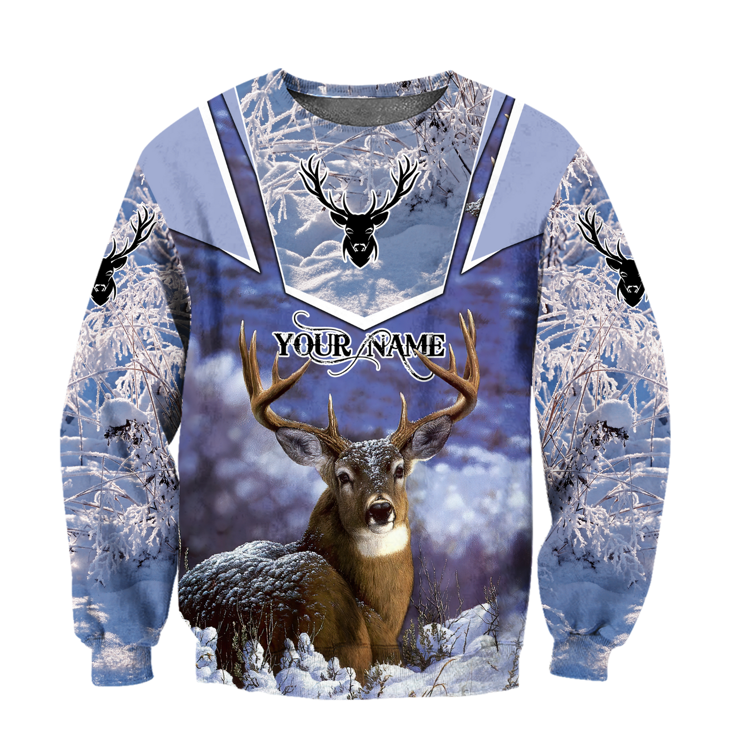 Persionalized Name - Love Deer 3D All Over Printed Unisex Shirts