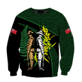 The ode Australia and Kiwi Veteran green 3D print shirts