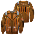 Native Cowboy Jacket No16 Cosplay 3D Over Printed Unisex Deluxe Hoodie ML