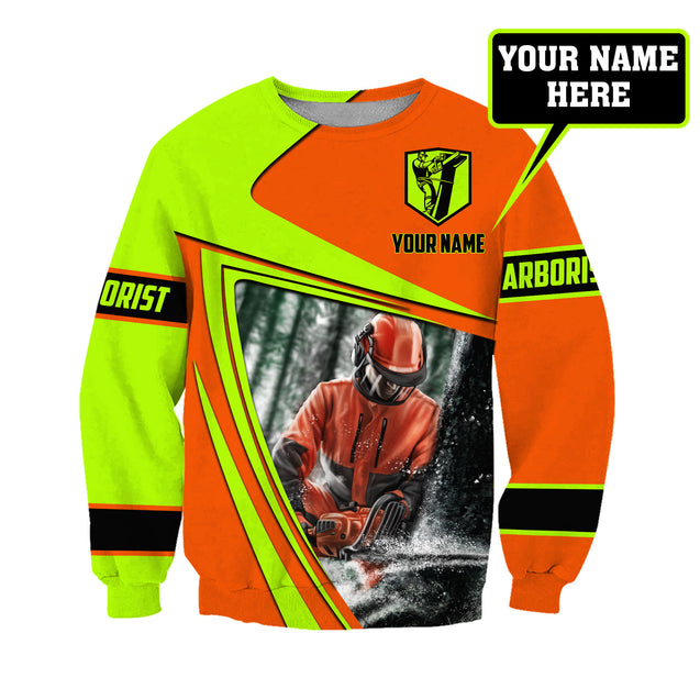 Premium Personalized 3D Printed Arborist Shirts MEI