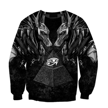 Horus Eye Egypt Anubis Ancient 3D Shirts for men and women