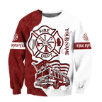Customize Name Firefighter Hoodie For Men And Women MH08032108