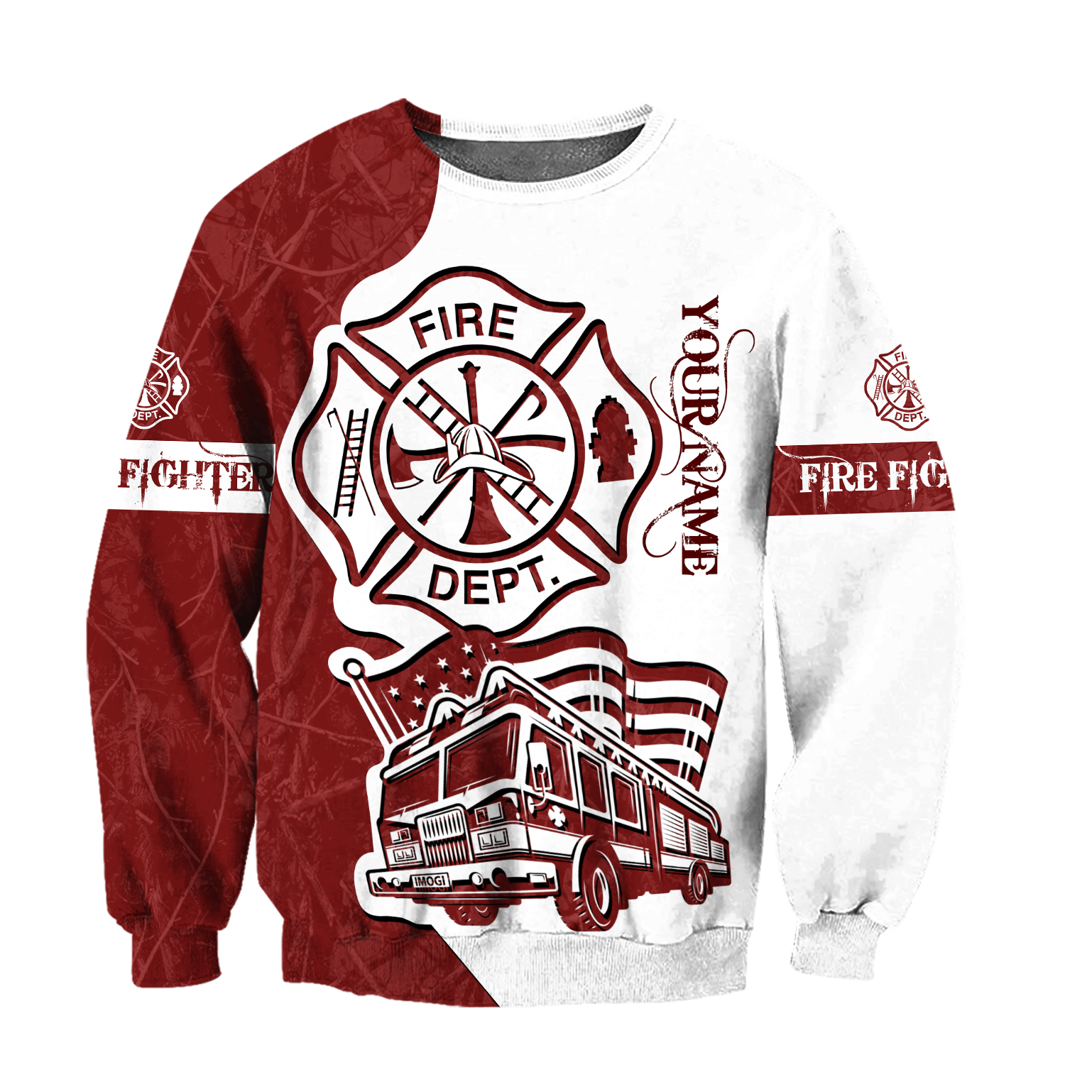 Customize Name Firefighter Hoodie For Men And Women MH08032108