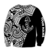 Amazing Polynesian Tattoo Anchor Personalized Unisex Deluxe Hoodie ML