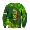 Premium Unisex Hoodie Custom Name Irish St.Patrick Celtic Knot ML