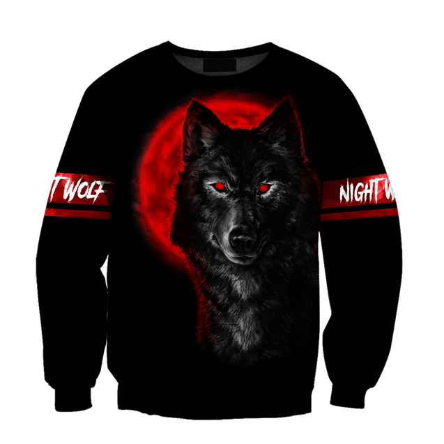 Wolf 3D All Over Printed Unisex Shirts No 14