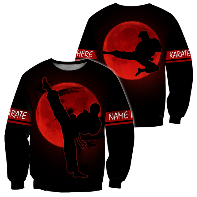 Customize Name Karateka Man Karate Hoodie For Men And Women TNA11032103