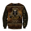 Pharaoh Skull Ancient Egypt 3D Shirts for men and women