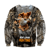 Deer Hunting 3D Over Printed Unisex Deluxe Hoodie ML VP20112005