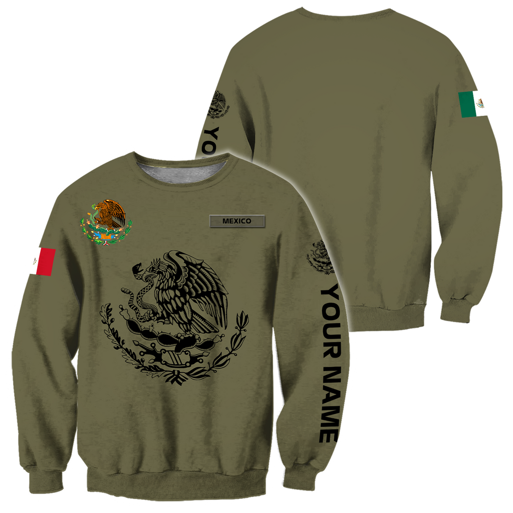 Mexican Customize 3D All Over Printed Shirts For Men And Women PD04012103