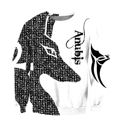 Egyptian Gods Ancient Anubis Tattoo Ankh unisex 3d all over printed shirts