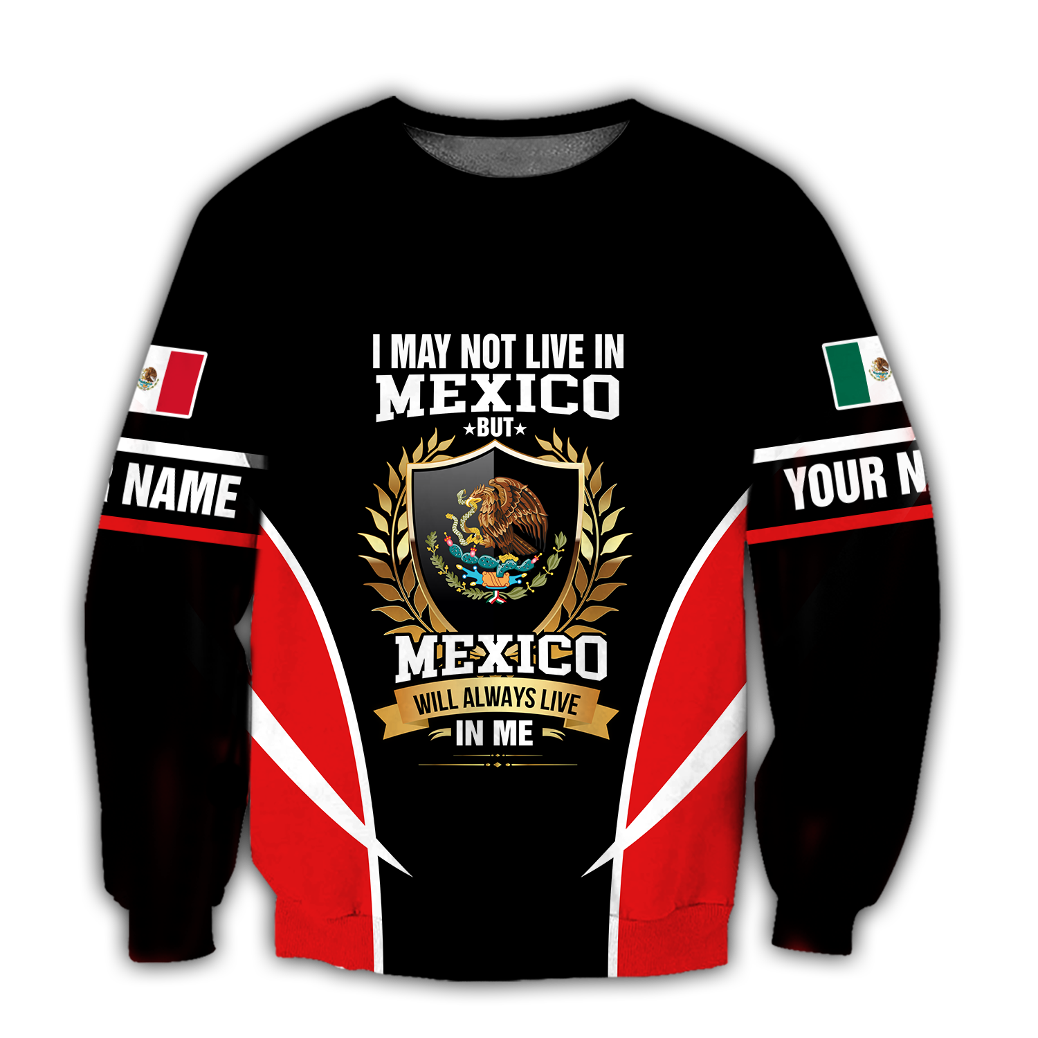 Personalized Mexican Pride Unisex Hoodie