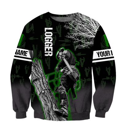 Premium Personalized 3D Printed Logger Shirts MEI