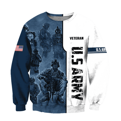 US Veteran 3D All Over Printed Unisex Hoodie Pi24052107