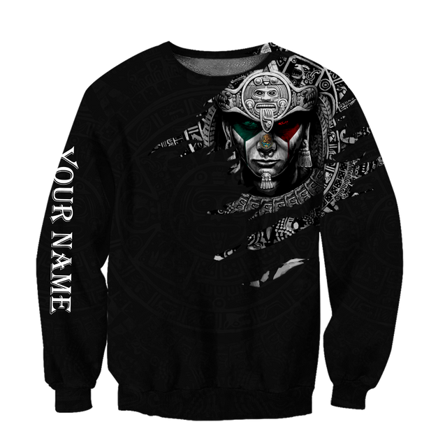 Personalized Name Aztec Mexico 3D All Over Printed Hoodie