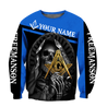 3D All Over Printed Unisex Shirts Personalized Name XT Masonic SN08032102