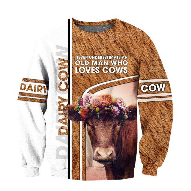 Cow 3d hoodie shirt for men and women DD11182005