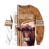 Cow 3d hoodie shirt for men and women DD11182005