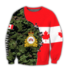 Canadian Army Pullover 3D All Over Printed Shirts NTN11032106